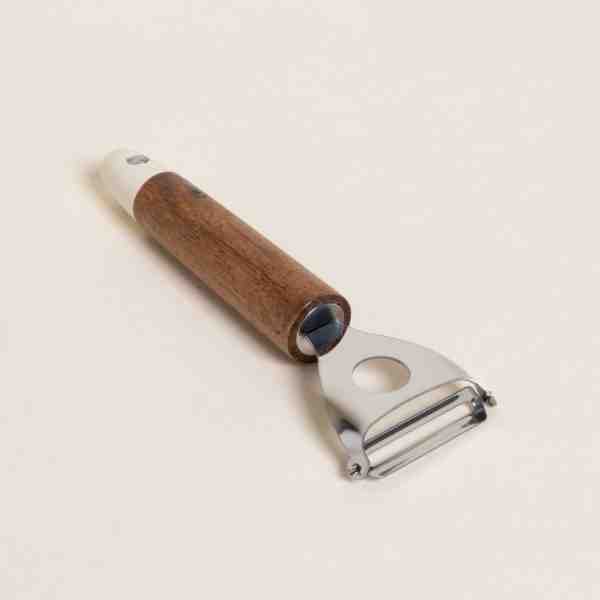  KTL-006 PELA PAPA ACERO INOXIDABLE MANGO MADERA ACAICA 12CM